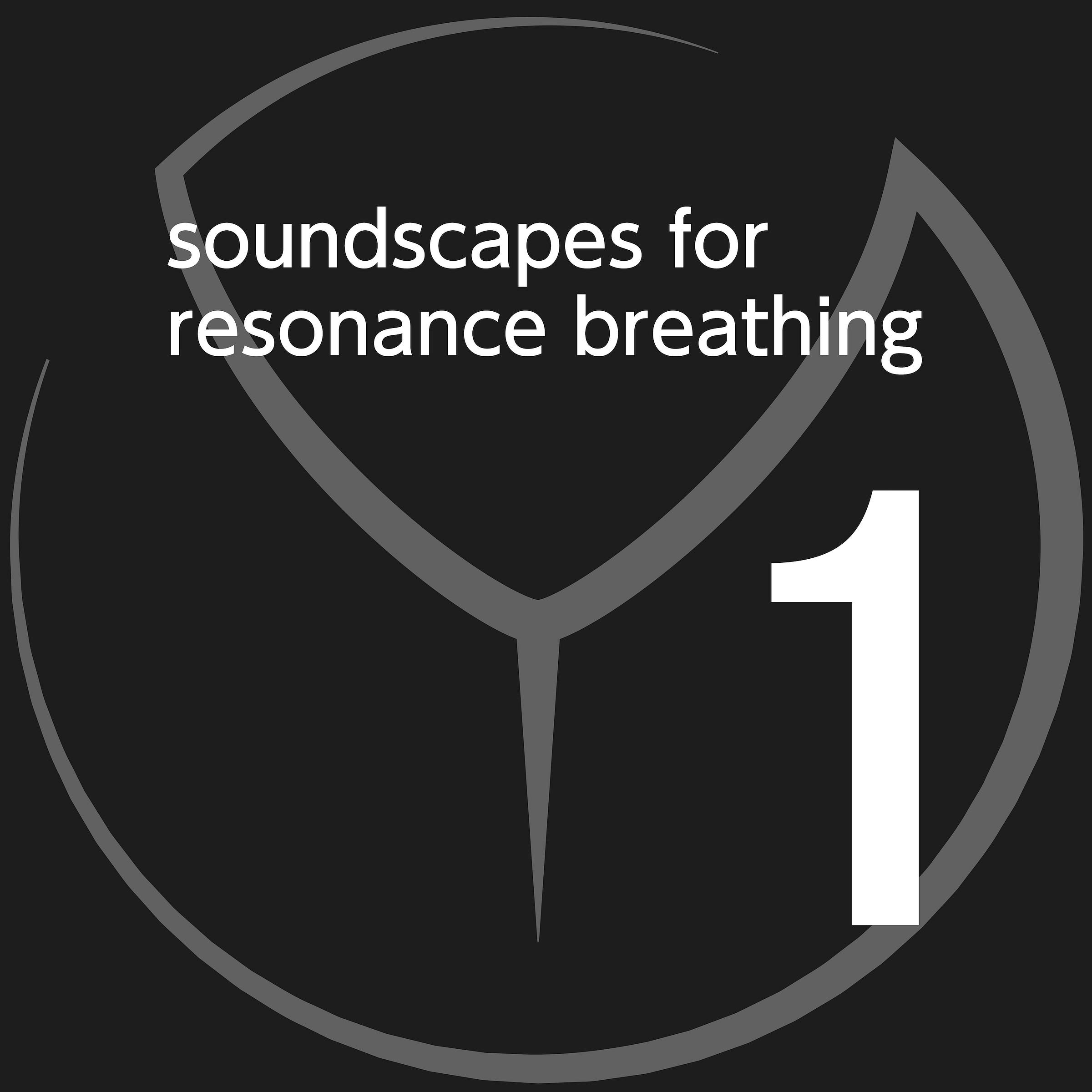 Album cover for Soundscapes for Resonance Breathing 1, showing the Yudemon logo on a dark background